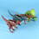 4Pcs Simulation Dinosaurieägg Samlingslek För Barn Mönster 6