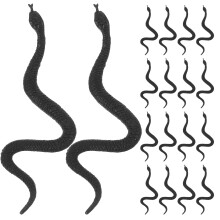 100Pcs Mini Simulerade Orm-Leksaker Konstgjorda Snacks Halloween
