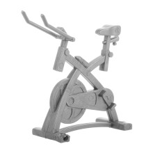 5Pcs Miniatyr Fitnessutrustning Modell: DIY, 1:25, Gymdekoration