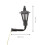 5 Delar Sandbordsmodell Vägglampa Mini Ljus 10