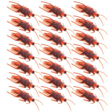 100Pcs Falska Kackerlackor Plast Ser Verkligen Ut För Halloween