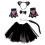 5 Delar Barn Huvudband Fester Kostym Set 1