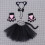 5 Delar Barn Huvudband Fester Kostym Set 4