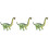 3St Simulation Dinosaurie Modell Vinyl Figur Utbildningsmodell 6