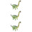 3St Simulation Dinosaurie Modell Vinyl Figur Utbildningsmodell 10