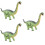 3St Simulation Dinosaurie Modell Vinyl Figur Utbildningsmodell 9