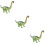 3St Simulation Dinosaurie Modell Vinyl Figur Utbildningsmodell 11