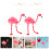 2 St Stringdjursdocka Flamingo 8