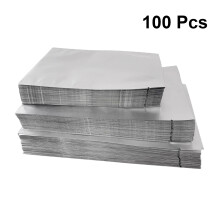 100Pcs Silver Mylar Påsar 9X13 För Matförvaring