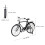 1 Set Cykelmodell I Legering, Vintage Luftpump, För 2