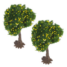2 St Miniatyr För DIY Tåg, Arkitektur, Feens Trädgård