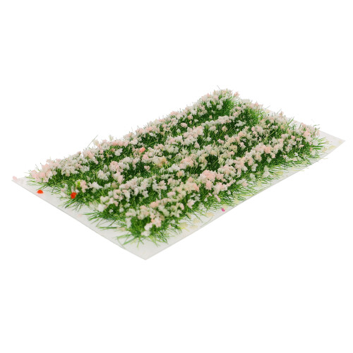 Låda Mini Blomsterkluster Miniatyr Vegetation DIY Sandbord