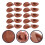20Pcs Miniatyr Plast Cowboyhatt Dockhätt För Dockkläder 9