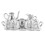 1 Set Minihus Teeservice Fin Mini Tekanna Mini Smycke 4