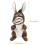 Donkey Handpuppet Plush Djurlek Berättelse Leksak 2