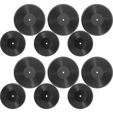 12Pcs Miniatyr Dockhus Vinylskivmodeller Scendekoration Musikrum