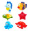 6Pcs Ocean Life Badleksak Set För , Spädbarn, Nyfödd 1