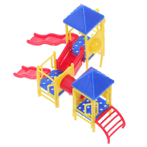4 Set Mini Leikplatsmodell Miniatyr Sandbord