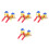 4 Set Mini Leikplatsmodell Miniatyr Sandbord 6