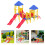4 Set Mini Leikplatsmodell Miniatyr Sandbord 10