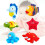 6Pcs Ocean Life Badleksak Set För , Spädbarn, Nyfödd 5