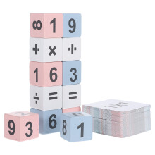 5 Set Matte Leksaker Tals Kub Kort För Matematikträning