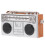 Mini Radio Modell I Vintage-stil, Simulerad Radioskulptur 1