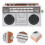 Mini Radio Modell I Vintage-stil, Simulerad Radioskulptur 5