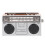 Mini Radio Modell I Vintage-stil, Simulerad Radioskulptur 4