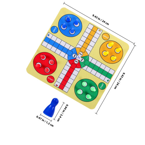 1 Set Schackmatta, Portabelt Schacklekspel 1