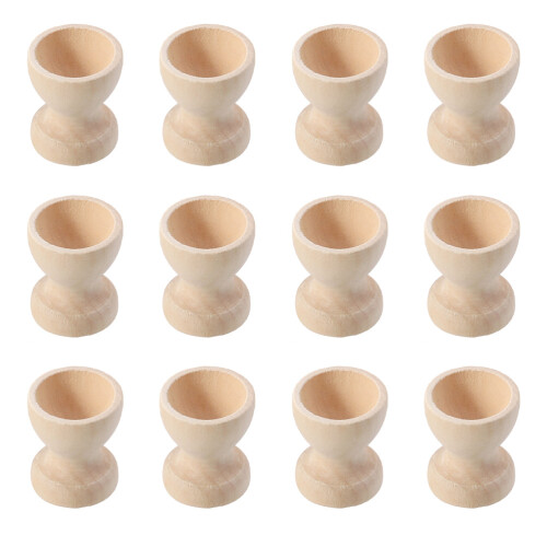 12Pcs Påskäggshållare Diy Äggbrickor Muggformade Ägghållare