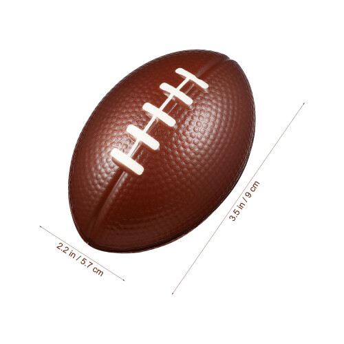 3Pcs Mini Bollar Stressbollar För Barnkalas Rugby 2