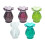 5Pcs Miniförnämingar Tillbehör Miniatyrvas Glasflaskor Lekplattform 1