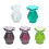 5Pcs Miniförnämingar Tillbehör Miniatyrvas Glasflaskor Lekplattform 7