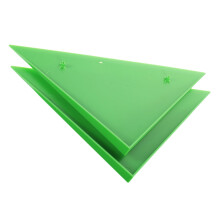 2 Delar Fotbollsbord Hörn Skydd Triangel Fotpinnsmaskin Tillbehör