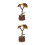 2 Set 3D Träblomma - Byggbar Bonsai För Skrivbord 9