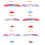 6Pcs Gummibanddriven Flygplansmodell Diy 11