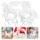4Pcs Mini Målning Barn Doodle Leksak 4
