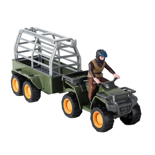 1 Set Simulerad Bondgårdsförare Motorcykelmodell Leksak 2