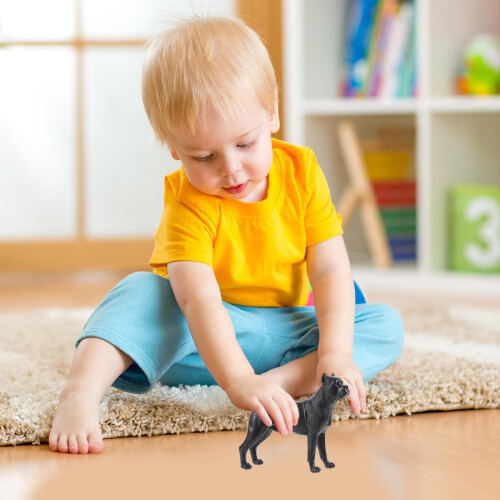 Realistisk Simuleringshund Figur Mini Djurföremål För Barnlek 1