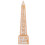 Egyptisk Obelisk Samlarfigur Forntida Egypt Arkitekturstaty 1