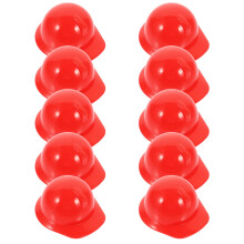 10Pcs Mini Bygghjälm Plast För Barn Docklek Tillbehör