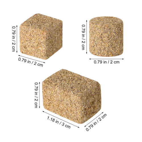 12Pcs Miniatyr Härbärges, Minihöbalar, Höstackar För Dockskåp 1