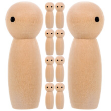 30 St Okonstlade Trädockor Diy Omålade Lillträfigurer Mini