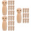 30 St Okonstlade Trädockor Diy Omålade Lillträfigurer Mini 9