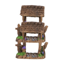 4 Delar Miniatyr Resin Häckport Leksak Modell Diy