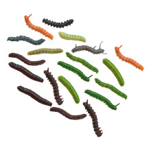 22Pcs Simulationsspinn Trick Kit Skrämmande Spinn Pvc Trickleksaker