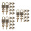 30Sets Padlocks with Pirate Play Light Brown 6