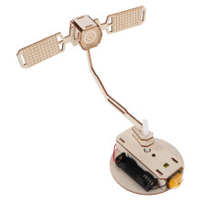 3 Sett Satellitmodell: 3D DIY Rymdpussel Byggsats För Barn