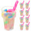10Pcs Miniatyr Milk Tea Dekorationer För Dockhus 4
